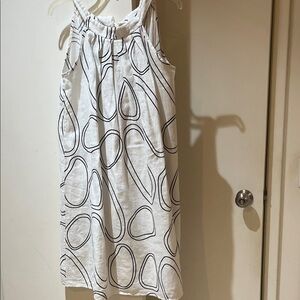 Stylish White and Black  Dress